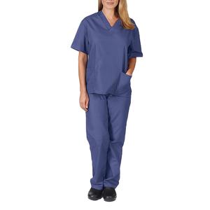 Tenues médicales professionnelles à col en V pour femmes, ensembles d'uniformes d'hôpital avec deux poches avant, ensembles de blouses d'infirmière 2026 - Product Image 6