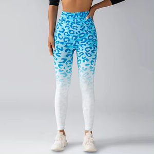 Leggings de yoga et de sport pour femmes de la marque FITFASHION, taille haute, style uni, avec logo de fabrication pour adultes - Product Image 1