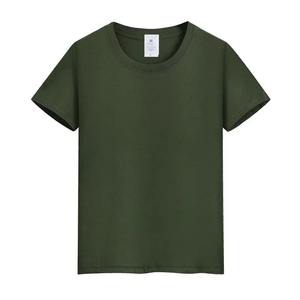 100% algodón puro verano marca de gama alta hombres manga corta cuello redondo estilo de moda media manga Top transpirable camiseta - Product Image 6