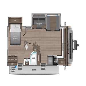 Jayco White Hawk 26FK d'occasion en excellent état, modèle 2023 - Product Image 3