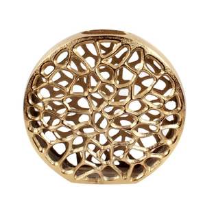 ชุดแจกันดอกไม้อลูมิเนียมทำด้วยมือและตกแต่งด้วยทองเหลืองธรรมชาติชุดแจกันดอกไม้ตกแต่งบ้านที่ได้รับความนิยมมากที่สุด - Product Image 3