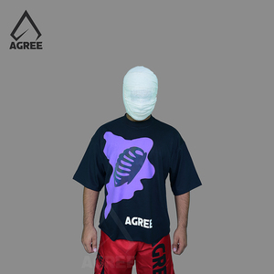 Camiseta Deportiva para Hombre, al Por Mayor, de Alta Calidad, Personalizada, Transpirable, de Secado Rápido, Corte Holgado, con Estampado Reflectante Rambo, Tejido Jersey, Marca Agree Sports - Product Image 1