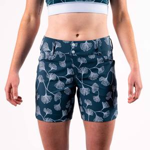 Short de vélo confortable pour femme-Tissu taille haute et extensible, parfait pour les séances de cyclisme et d'entraînement - Product Image 3