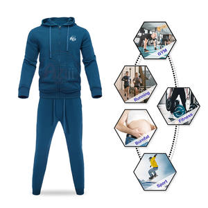 Conjunto Deportivo de Invierno para Hombre, Personalizado, Tallas Grandes, 100% Algodón, Transpirable, Ligero, de Secado Rápido, Cintura Elástica, Informal - Product Image 4