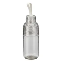 Bouteille d'eau personnalisée en PETG de 520 ml sans BPA, à boire directement, avec corde pour le camping, design minimaliste