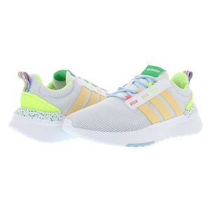 Chaussures Adidas Racer TR21 PS pour filles Couleur : Blanc nu/Ambré pulsé/Rose clair 100% authentique - Product Image 3