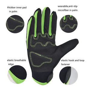 Guantes de carreras de ajuste personalizado de seguridad avanzada Guantes de cuero profesionales de alto agarre con funcionalidad de pantalla táctil de protección UV - Product Image 5