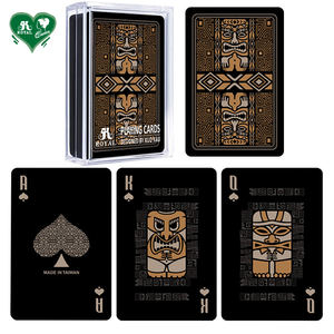 Cartes à jouer en plastique à motif de civilisation maya noire Carte de poker - Product Image 2