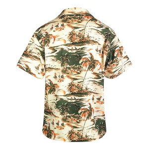 Camisas de playa para hombre de último diseño Logotipo personalizable Ropa de moda hecha de poliéster/algodón para adultos - Product Image 2