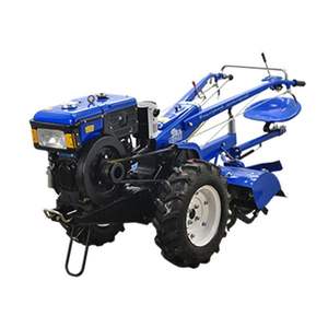 Mini tracteur à main 20HP, tracteur agricole à deux roues, contrôle numérique automatique, fonction de marche pour la ferme et le jardin, composants principaux inclus - Product Image 2