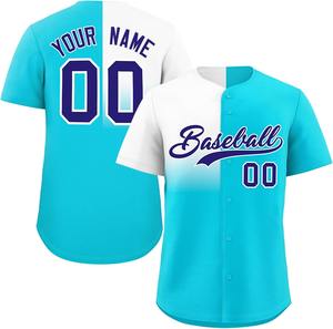 Maillot de baseball direct d'usine tissu en maille respirant sublimé jeunesse/adulte taille contrôle de l'humidité conception à séchage rapide - Product Image 5