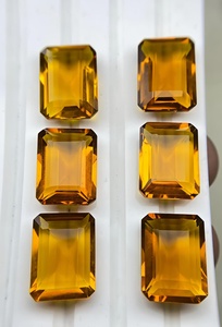 พลอยซิทรีนธรรมชาติเจียระไน-อัญมณีซิทรินเจียระไนจากมรกต-หินแท้คุณภาพสูงในราคาขายส่ง - Product Image 2