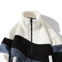 Vestes en cuir polaire antibactériennes à double boutonnage de qualité supérieure pour hommes et femmes, motif à pois, MOQ 8 pièces