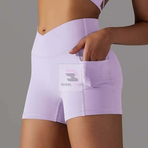 Women Compression Shorts High Waist Workout Yoga Compression Shorts Ladies 100% Polyester Tight Yoga Shorts Women's - Product Image 5