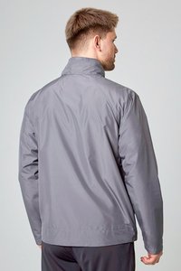 Chaqueta informal ligera de alta calidad, cortavientos con cremallera personalizada, chaqueta en blanco de poliéster para hombre - Product Image 2