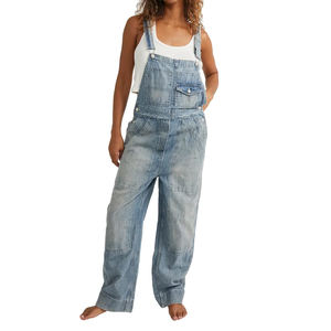 Offre spéciale Combinaison sur mesure pour femmes Meilleure qualité Denim doux et respirant Excellent rapport qualité/prix Style décontracté Combishort - Product Image 2
