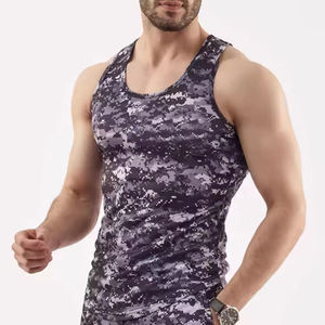Pakistan Made Top Selling Men Tank Tops Impresión personalizada de alta calidad Made Gym Wear Tank Top - Product Image 3