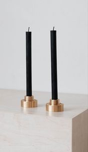 Portavelas de terracota, soporte de lámpara de luz de té moderno, base de vela de arcilla de diseñador, Decoración de mesa de boda decorativa rústica hecha a mano - Product Image 2