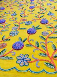 Tela Bordada a Mano con Cuentas de Lujo - Product Image 6