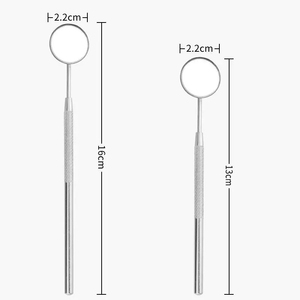 Precio de fábrica de acero inoxidable multifunción Dental boca espejo mango Manual potencia cavidad Oral instrumento CE equipos dentales - Product Image 4