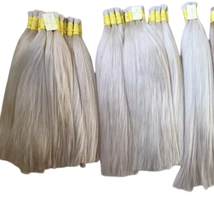 Extensions de cheveux humains Remy vietnamiens vierges blond clair de 100g de l'usine de qualité supérieure - Product Image 1
