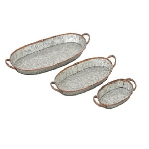 Plateau en métal aspect antique écologique avec technique d'émail luxueux Appel traditionnel pour décor de service de festival de style à la maison - Product Image 1