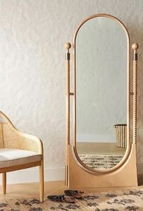 High Quality <b>Large</b> Wooden Floor Standing Mirror <b>Frame</b> Modern Design for Wall Decor for Everyday Use in Bedrooms or Hallways - Product Image 2