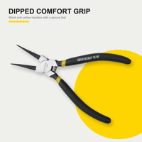 Jeu de pinces à circlips HEHE - Pinces à circlips internes et externes pour le retrait de retenues, qualité DIY avec poignées en PVC à prise souple