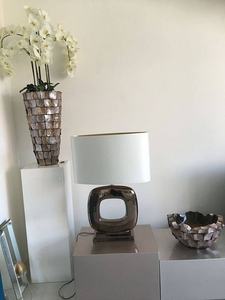 Usine Directement Mère de Perle Incrustation Vase Décoration Maison Moderne Fleur Vase OEM Conception Personnaliser À La Main Du Vietnam - Product Image 4