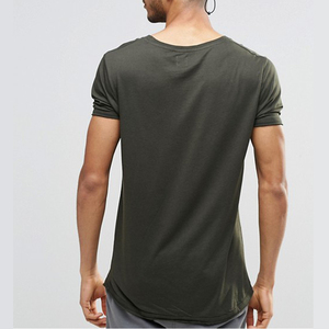 Nouveau gros en vrac organique t-shirt personnalisé 100% coton personnalisé Vintage noir surdimensionné acide lavage t-shirt pour hommes - Product Image 4