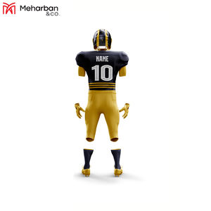 2023 nuevo conjunto de uniforme de fútbol cómodo Unisex diseño personalizado mejor calidad americano Digital impreso de talla grande adultos - Product Image 2