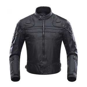 Veste de course de moto Protection intégrale du corps Manteau de ski en cuir coupe-vent de grande taille pour la colonne vertébrale de motocross - Product Image 3