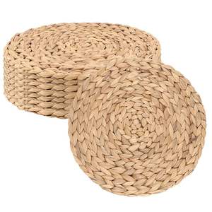 Manteles individuales de jacinto de agua tejidos a mano, juego de mesa de comedor perfecto - Product Image 1