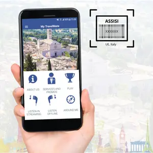 Best product Assisi Digital Key for app with 24 audio content including Basilica of San Francesco guide for Rental car agency