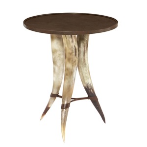 โต๊ะกลางทรงแตรประดับลายศิลปะสำหรับการออกแบบห้องนั่งเล่นสุดหรู โต๊ะกาแฟแบบดั้งเดิมประดับลายแตร - Product Image 1