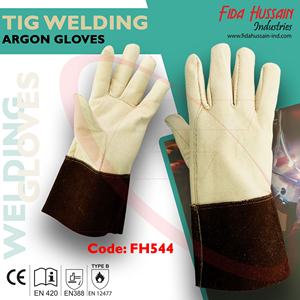 OEM Tig Gants de soudage Kevlar cousu luvas de soldagem tig pouce droit style non doublé 10cm manchette 2025 hommes gants de sécurité - Product Image 3