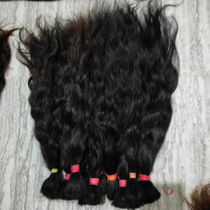 ผมต่อจากผมมนุษย์ผมลอนแบบอินเดียผมธรรมชาติมัดผมมนุษย์แบบเปียกขนาด16นิ้วจาก100% - Product Image 1