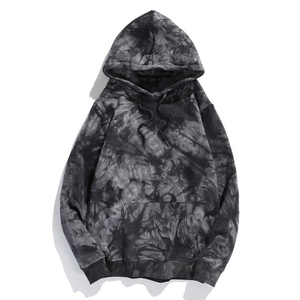 202 Sudaderas con Capucha Tie Dye Térmicas para Hombre de Marca Privada al por Mayor, Sudaderas con Capucha Tie Dye de Manga Larga de Algodón Combinado Transpirable para Hombre - Product Image 2