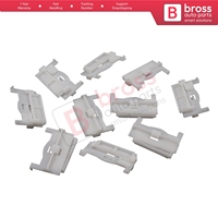 BCF5040 10 pièces de clips de fixation pour moulures de toit 7703077428 pour Megane Kangoo Doblo
