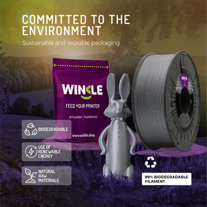 Filament d'imprimante 3D WINKLE PETG 1,75 mm 1 kg FDM Haute résistance aux chocs Impression facile Fabriqué en Europe Tolérance de 0,05 mm 220-240 - Product Image 5