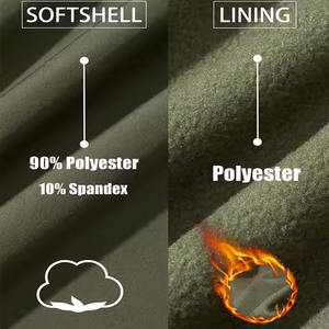 Chaqueta Softshell Premium para Hombre, Impermeable, Cortavientos y Transpirable, con Cuello Alto, Estilo Formal para Adolescentes - Product Image 6