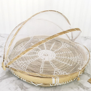 Plateau en herbe marine tressée à la main avec filet, couverture alimentaire en paille tissée, au prix le plus bas - Product Image 1
