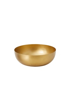 Bol en laiton Pooja thali avec des accents floraux élégants et un éclat traditionnel conçu pour les offrandes quotidiennes du temple ou les rituels - Product Image 6