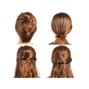 Accessoires pour cheveux de couleur marron élégants pour femmes, style de cheveux décontracté et élégant, fabriqué en Corée, matériau plastique, AURORA PIN - Product Image 1