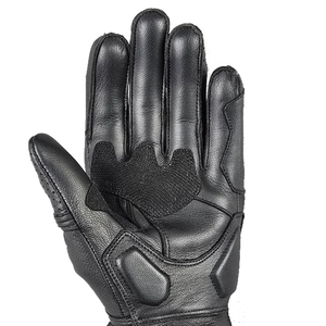 Gants de moto de course en cuir pleine fleur légers de qualité supérieure avec protections métalliques, longues manchettes, imperméables, pour motocross - Product Image 5