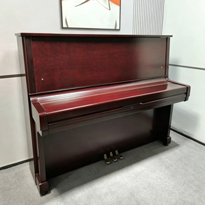 Piano Vertical Yamaha YU2 Borgoña Usado en Japón, Tono Cálido, Perfectamente Afinado, Elección Profesional, Tono Puro, Tacto Confortable - Product Image 6