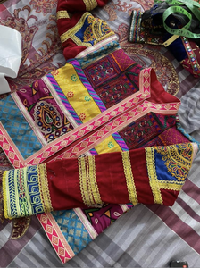 Chaqueta de patchwork bordada a mano para mujer, estilo bohemio tribal, manga larga, cuello redondo, abrigo de algodón, moda de primavera - Product Image 4