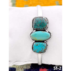 Southwest Handmade Santa Maria & Sterling Silver Fashion Cuff Bracelet - Product Image 4
