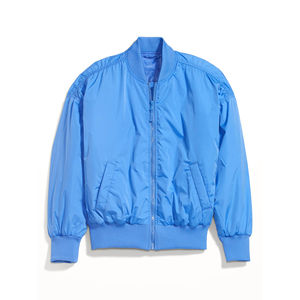 Chaqueta Bomber Informal con Capucha y Cierre 2025, Largo Regular, Nailon de Secado Rápido, Transpirable, Ropa de Mujer de Buena Calidad - Product Image 6