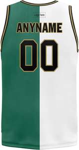 Conjunto de Uniforme de Baloncesto Personalizado para Adultos, Camiseta de Equipo Escolar, Impresión por Transferencia de Calor, Transpirable, Absorbente de Humedad, Secado Rápido - Product Image 3